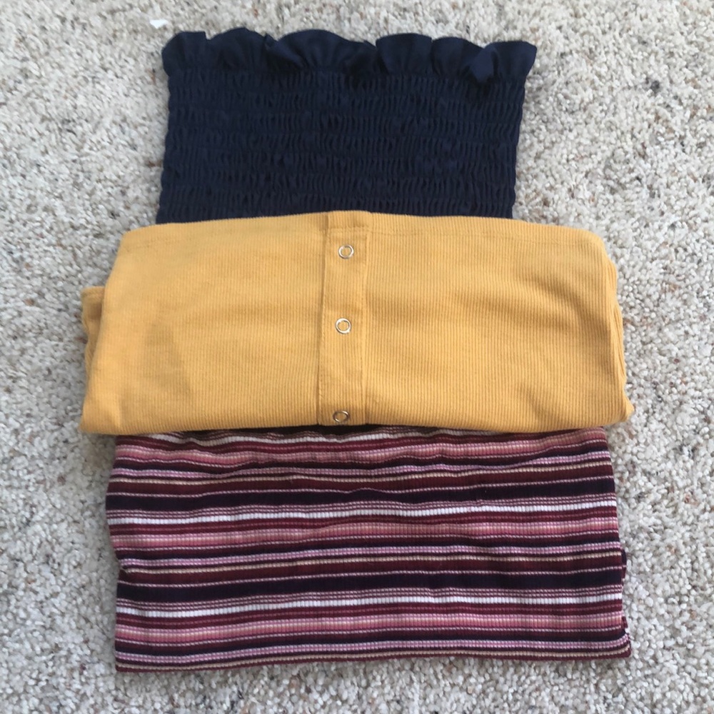 3 Pack of Tube Tops